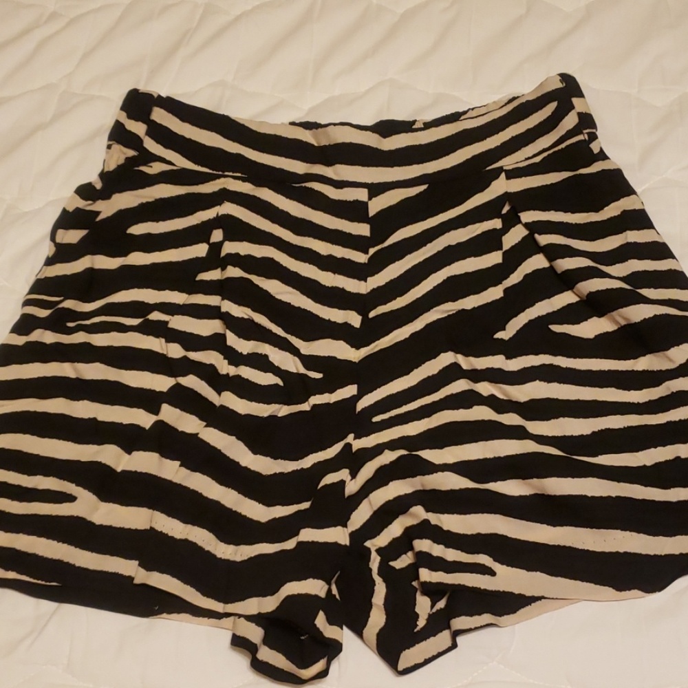 NWT zebra print shorts